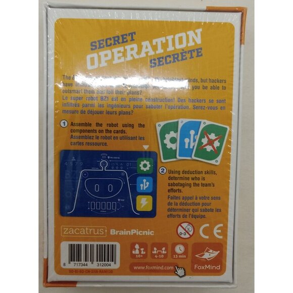 Secret Operation Family Card Game Find the Hacker - FoxMind 2019 - Complete -Spy - Picture 2 of 10